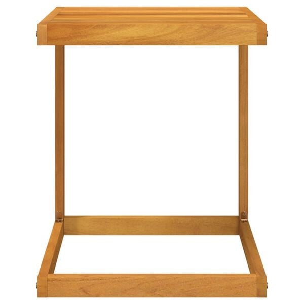 Vidaxl Table d'appoint en acacia massif forme en C - Jusqu'à 32% de remise