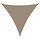 Voile d'ombrage triangulaire 4x4x4m Taupe - Jusqu'à -32% sur votre extérieur