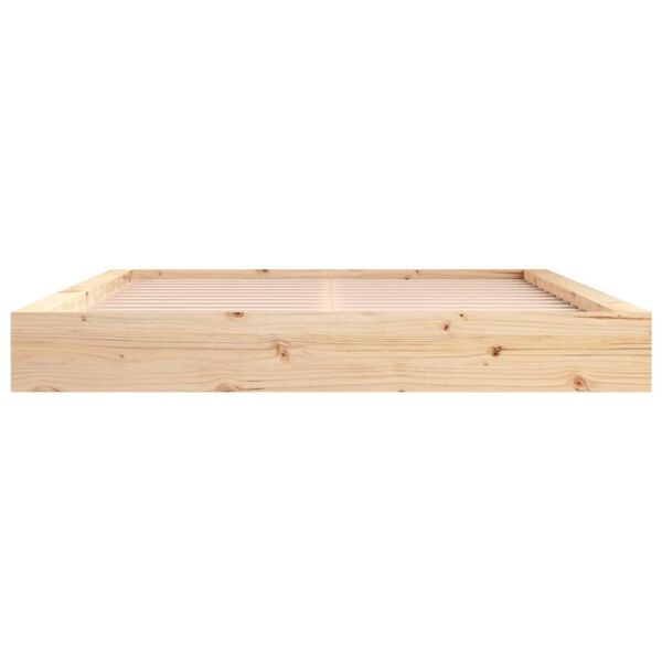 Vidaxl Cadre de lit en pin massif 140x200cm - Jusqu'à -35% sur nos modèles outlet
