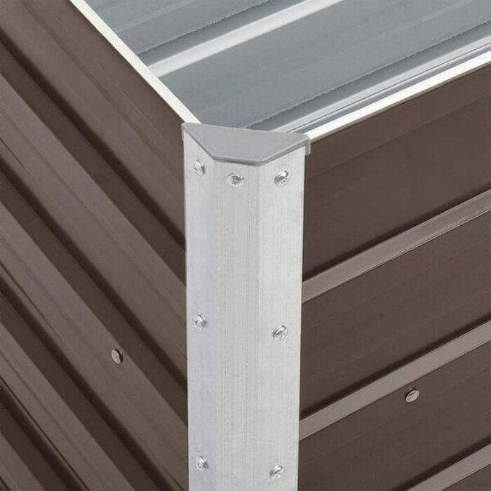Vidaxl Jardinière surélevée XXL en acier marron - Jusqu'à 33% de remise