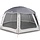 Abri de piscine spacieux 612x612cm - Jusqu'à 35% de réduction