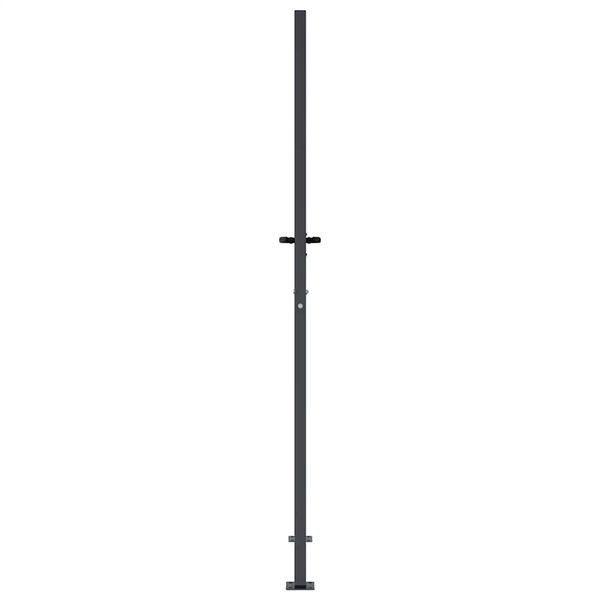 Vidaxl Portillon de jardin design 105x205cm acier anthracite - Jusqu'à -35%