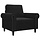 Fauteuil en velours noir - Style moderne - Jusqu'à 35% de réduction