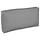 Coussin rectangulaire Oxford gris 120x60cm - Jusqu'à -34% sur le prix