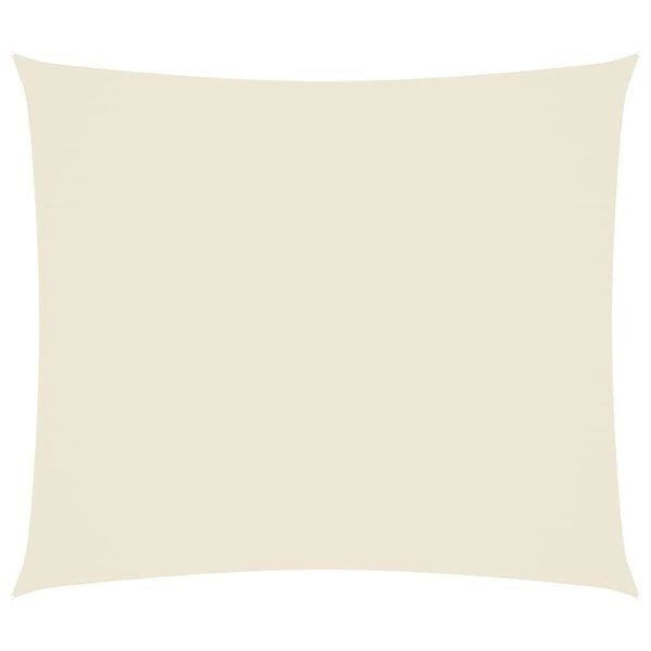 Vidaxl Voile d'ombrage rectangulaire 2x2,5m Crème - Jusqu'à -32% de remise