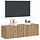 Meuble TV mural chêne artisan 100cm - Jusqu'à -34% sur le prix d'origine