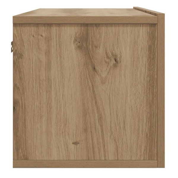 Vidaxl Meuble TV mural chêne artisan 100cm - Jusqu'à -34% sur le prix d'origine