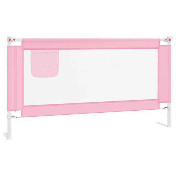 Vidaxl Barrière de lit enfant 160x25cm - Rose - Jusqu'à -33% de remise