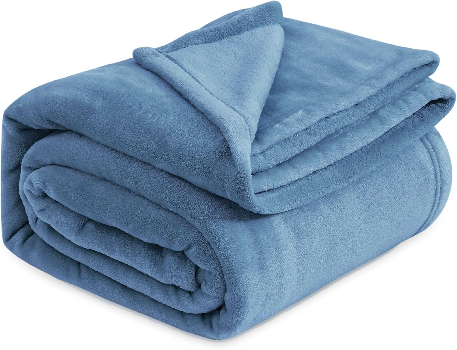 Plaid Polaire Douce 220x240cm - Bleu - Jusqu'à -54%