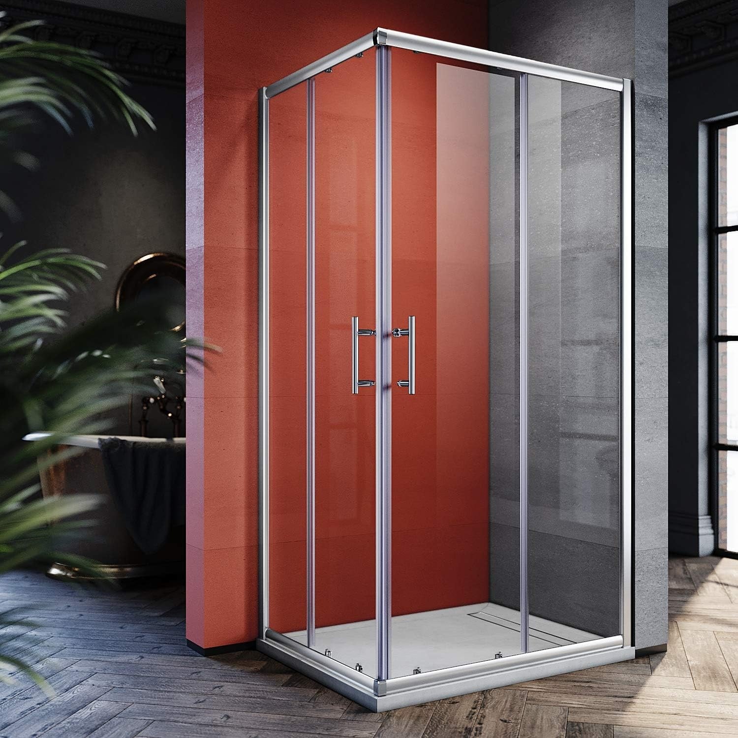 Cabine de douche d'angle 90x70 cm - Jusqu'à -30% sur votre équipement
