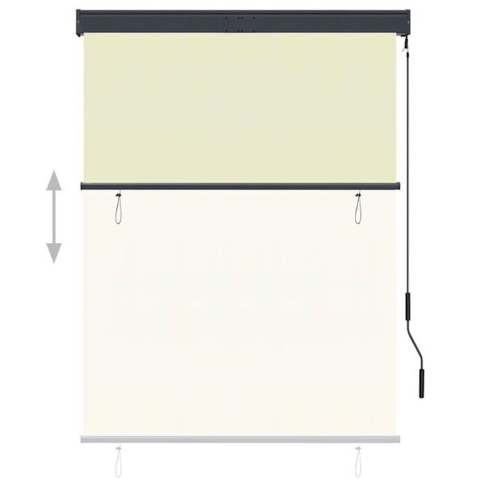 Vidaxl Store enrouleur extérieur 120x250 cm - Crème - Jusqu'à -34% de réduction
