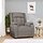 Fauteuil inclinable taupe - 3 positions - Jusqu'à 35 % de remise