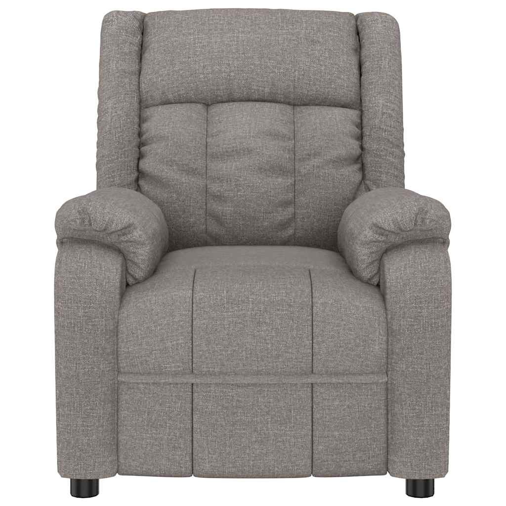 Vidaxl Fauteuil inclinable taupe - 3 positions - Jusqu'à 35 % de remise