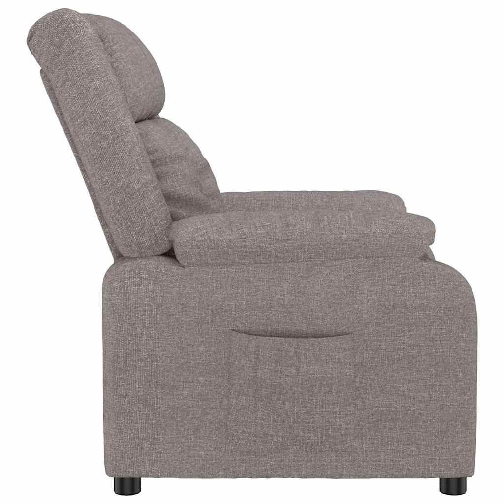 Vidaxl Fauteuil inclinable taupe - 3 positions - Jusqu'à 35 % de remise