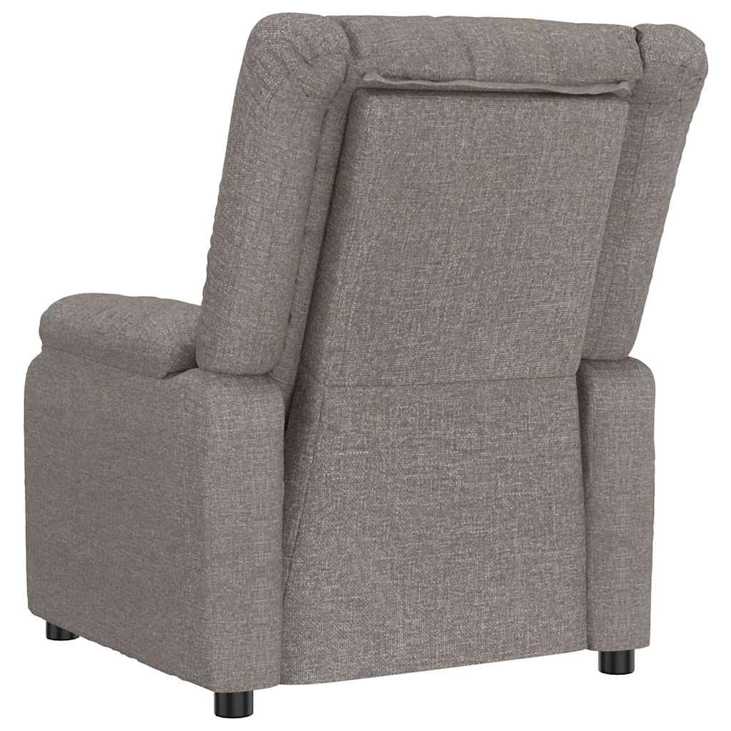 Vidaxl Fauteuil inclinable taupe - 3 positions - Jusqu'à 35 % de remise