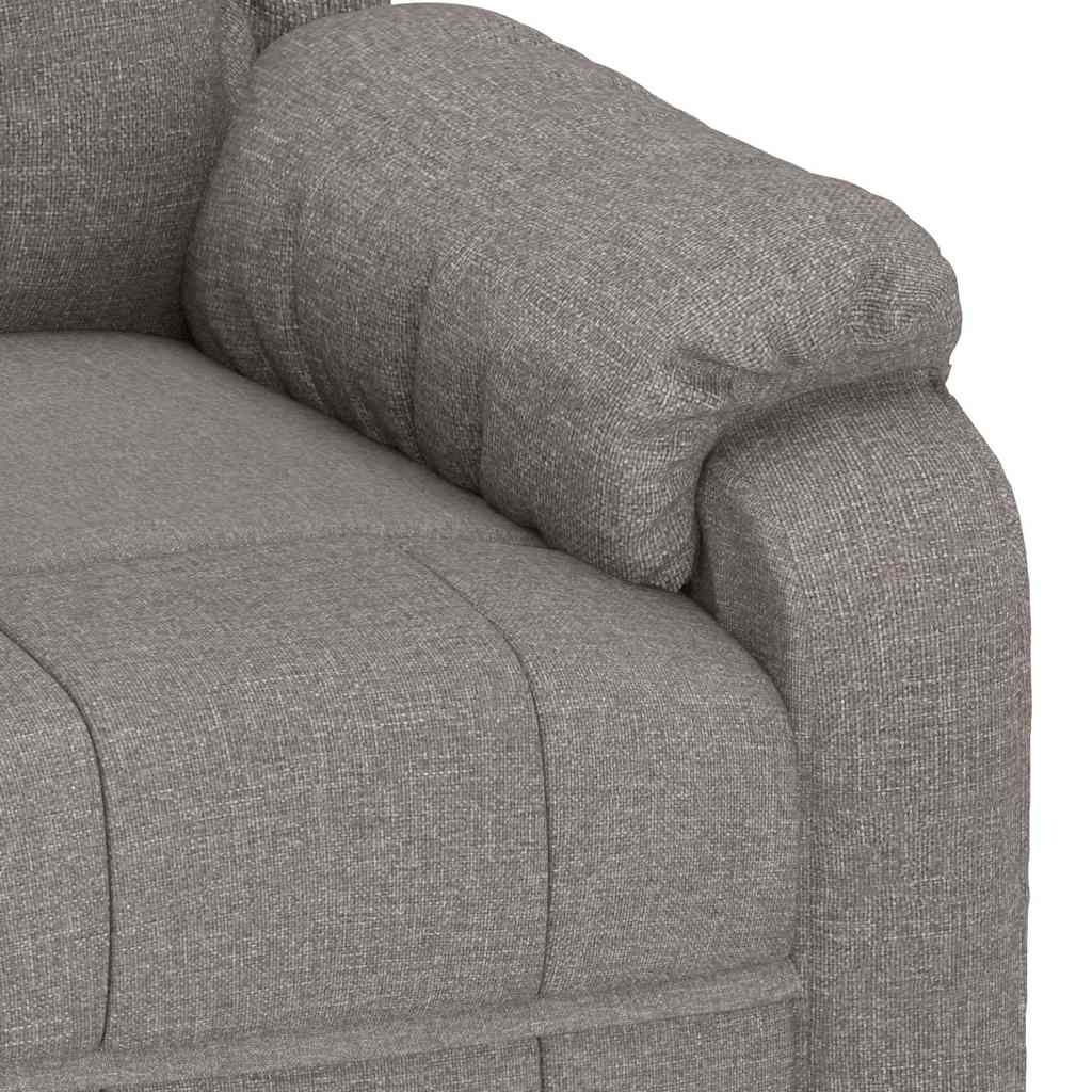 Vidaxl Fauteuil inclinable taupe - 3 positions - Jusqu'à 35 % de remise