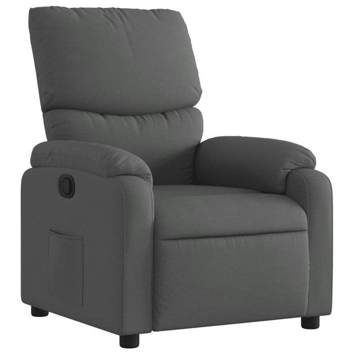 Vidaxl Fauteuil inclinable gris foncé : confort absolu, jusqu'à -35% en outlet