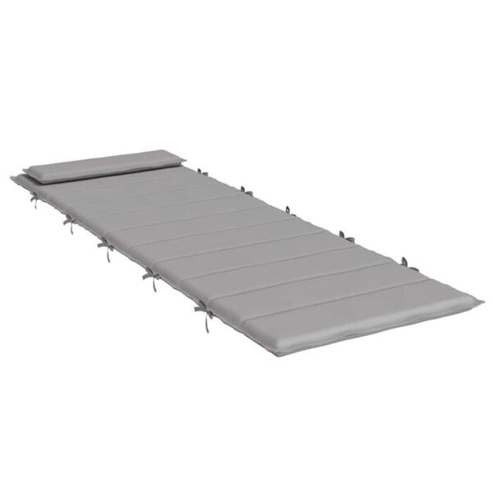 Vidaxl Coussin de bain de soleil 180x60cm gris - Jusqu'à -33% sur l'outlet