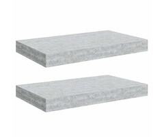 Vidaxl Lot de 2 étagères murales effet béton - 40x23 cm - 55% de remise