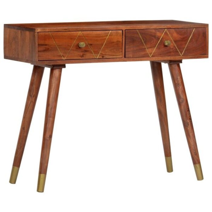 Vidaxl Table console en bois d'acacia massif - Jusqu'à 35% de réduction