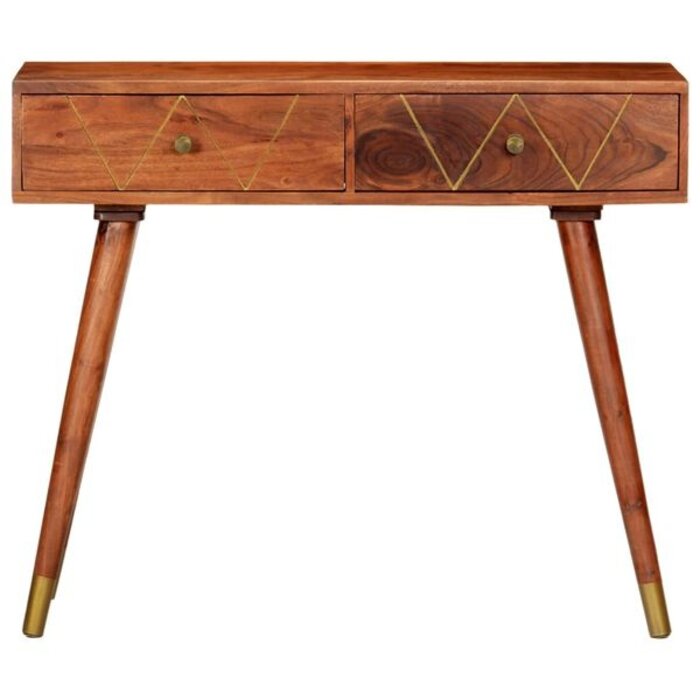 Vidaxl Table console en bois d'acacia massif - Jusqu'à 35% de réduction