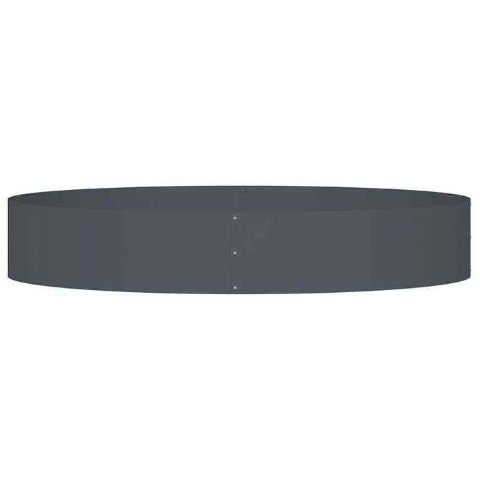 Vidaxl Lot de 5 bordures de jardin rondes en acier anthracite - Jusqu'à -35%