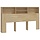 Tête de lit avec rangement 180x19 cm Chêne Sonoma - Jusqu'à 35% de remise