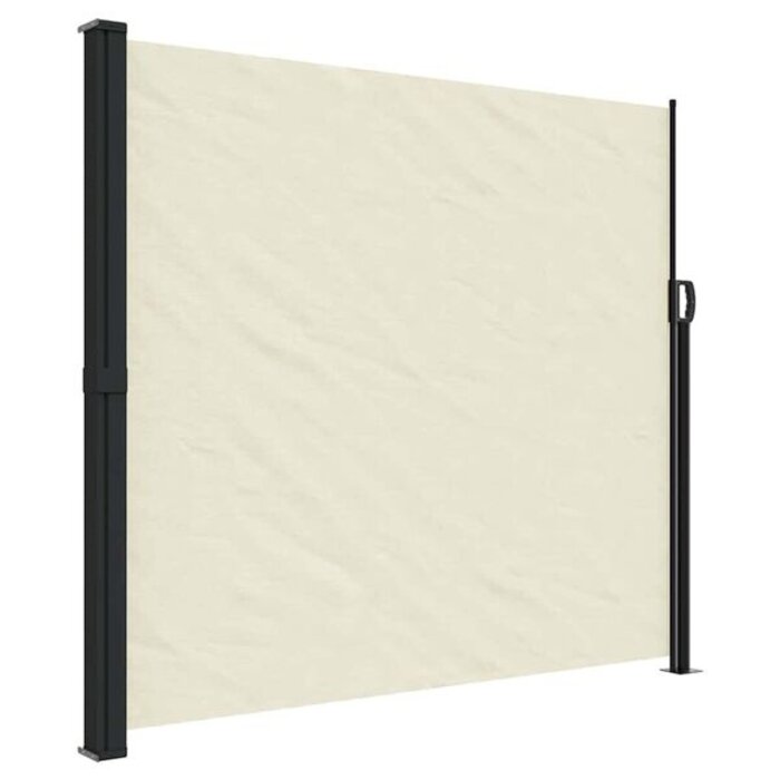 Vidaxl Brise-vue rétractable 180x500 cm crème - Jusqu'à -34% sur le prix