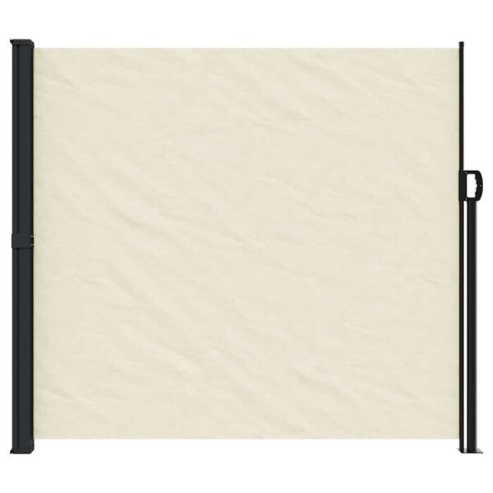 Vidaxl Brise-vue rétractable 180x500 cm crème - Jusqu'à -34% sur le prix