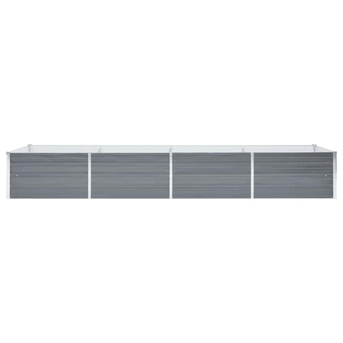 Vidaxl Bac de jardin surélevé XXL 320x80 cm - Acier galvanisé - Jusqu'à -34%