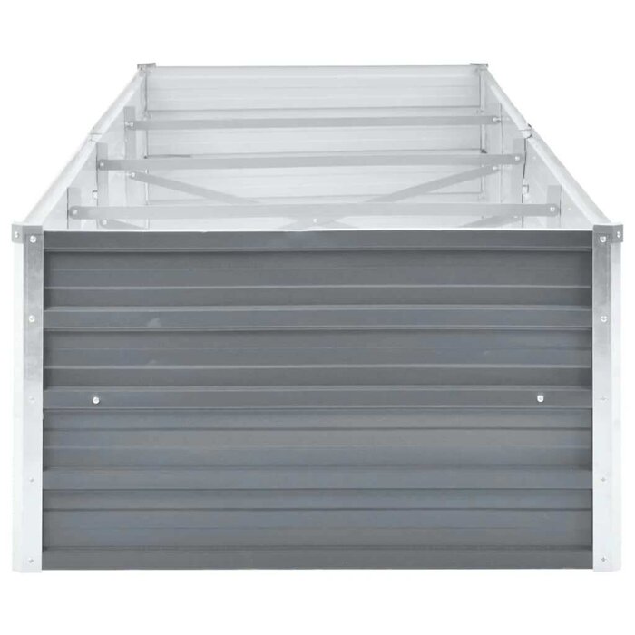 Vidaxl Bac de jardin surélevé XXL 320x80 cm - Acier galvanisé - Jusqu'à -34%