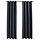 Lot de 2 rideaux occultants 140x225 cm anthracite - Jusqu'à -32%