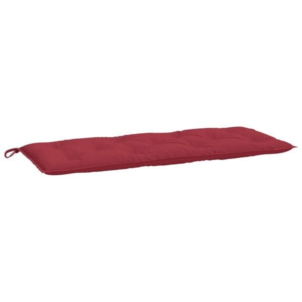 Vidaxl Lot de 2 coussins pour banc de jardin rouge vin - Jusqu'à -32%
