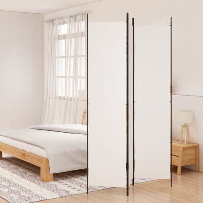 Vidaxl Paravent 3 panneaux 150x220 cm blanc - Jusqu'à -33% de remise