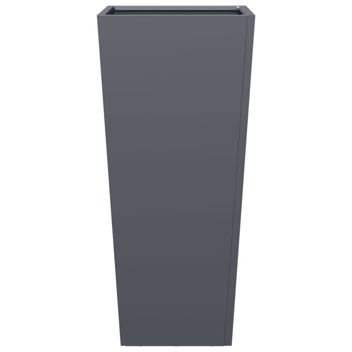 Vidaxl Lot de 2 jardinières acier anthracite 35x35x75cm - Jusqu'à -34%