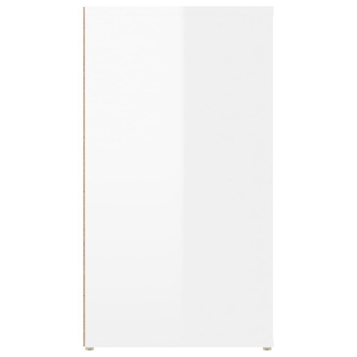 Vidaxl Buffet blanc brillant 100cm - Design moderne - Jusqu'à -34%