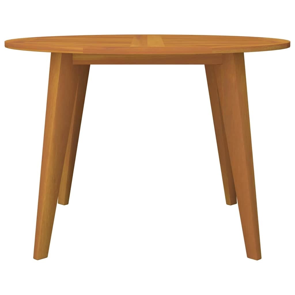 Vidaxl Table de jardin ronde en acacia massif Ø110 cm - Jusqu'à -35% en Outlet