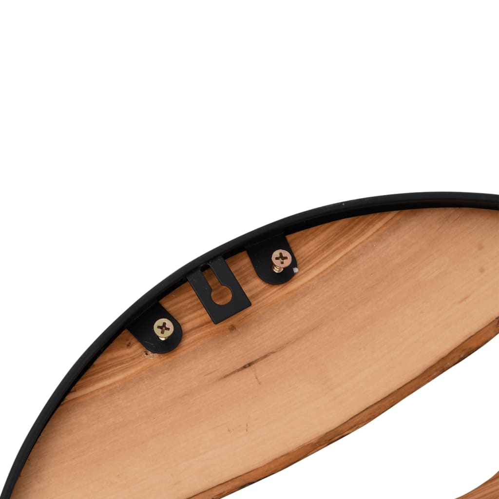 Vidaxl Horloge murale en fer et bois d'olivier Ø 35 cm - Jusqu'à -34%