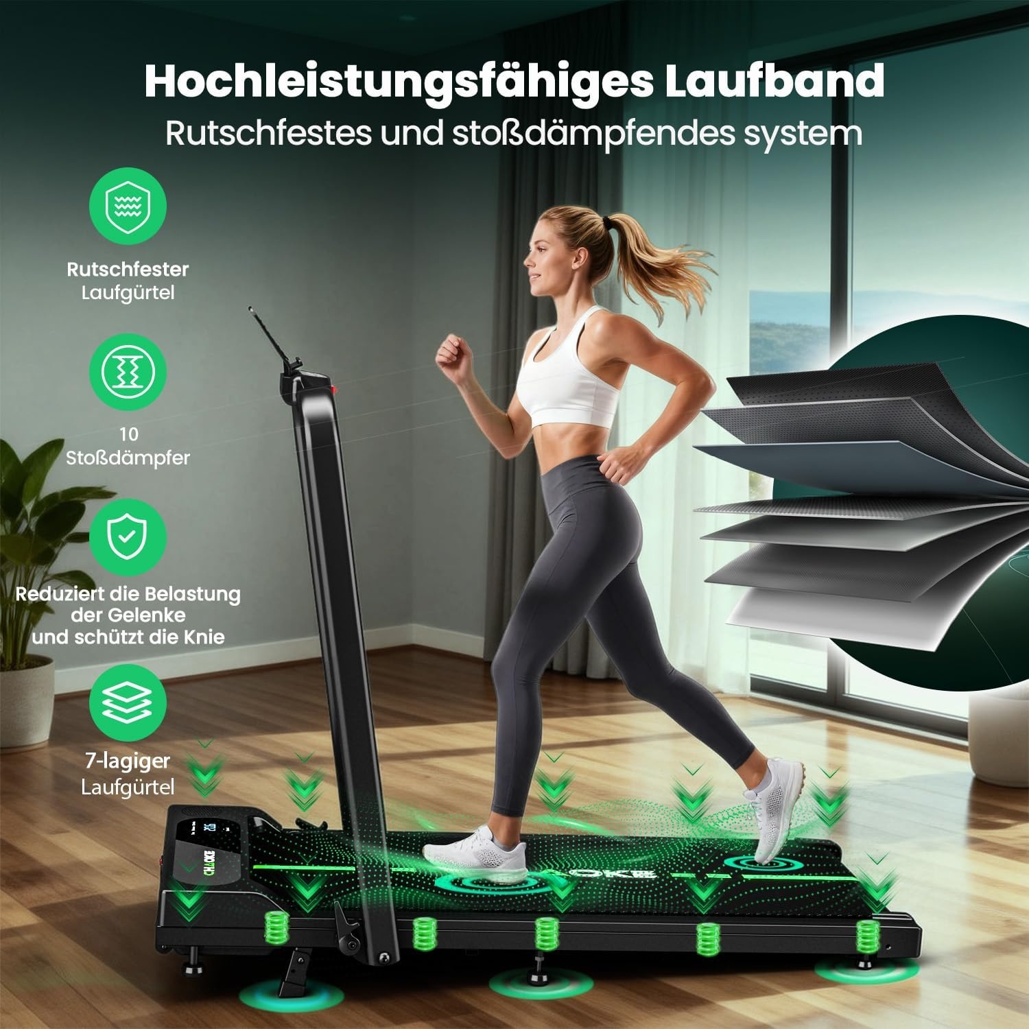 Tapis de course pliable 12 km/h - Jusqu'à 35% de réduction
