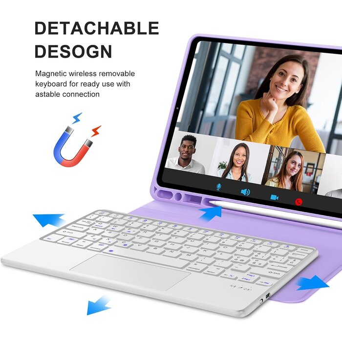 Étui clavier et trackpad pour iPad Air 11" (2024) - Jusqu'à -28% de remise