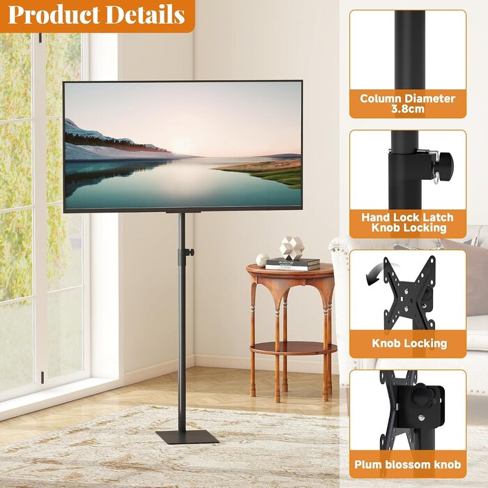 Amazon Support TV sur pied inclinable 14-43 pouces - Jusqu'à -34% de remise