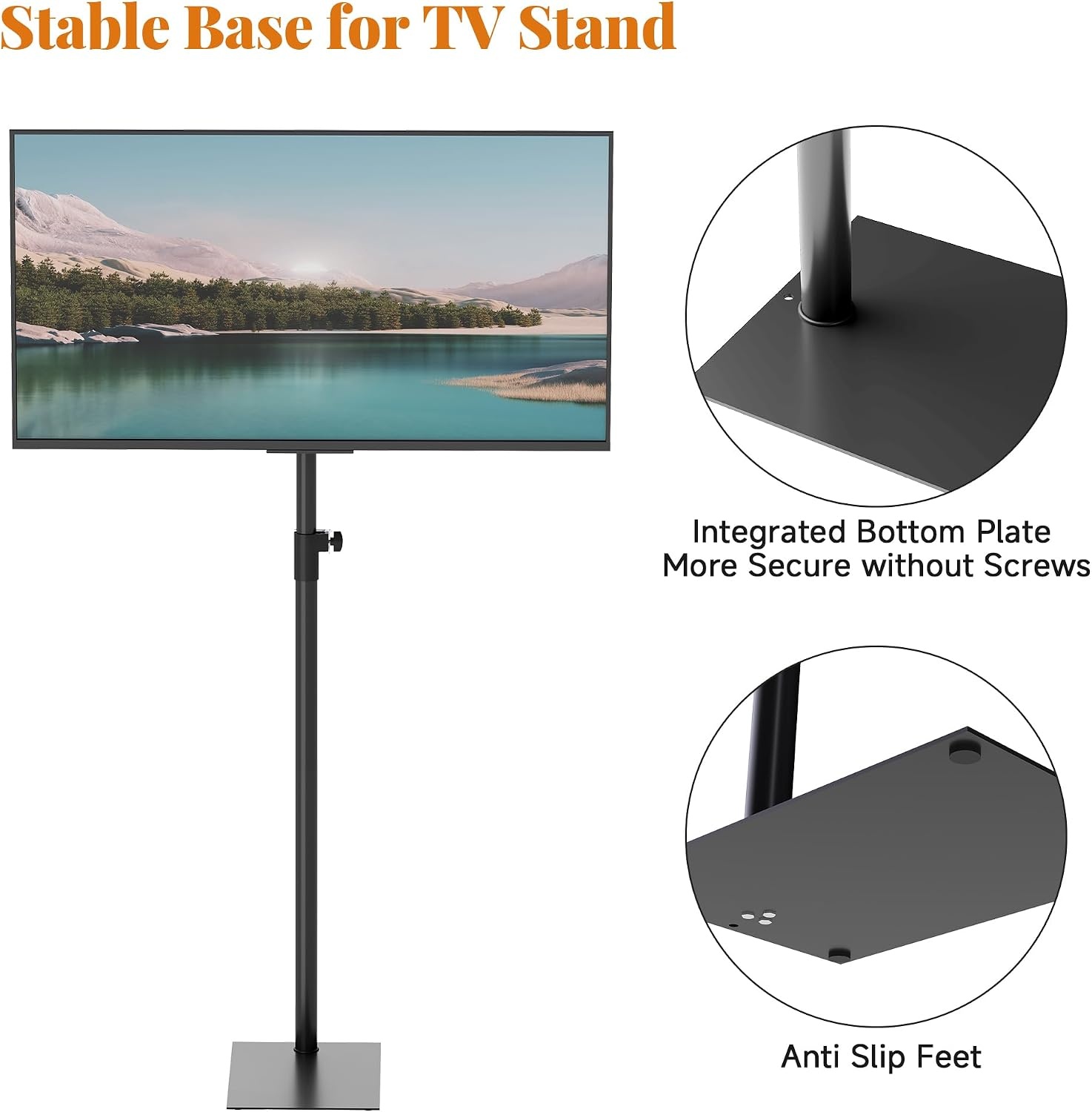 Amazon Support TV sur pied inclinable 14-43 pouces - Jusqu'à -34% de remise
