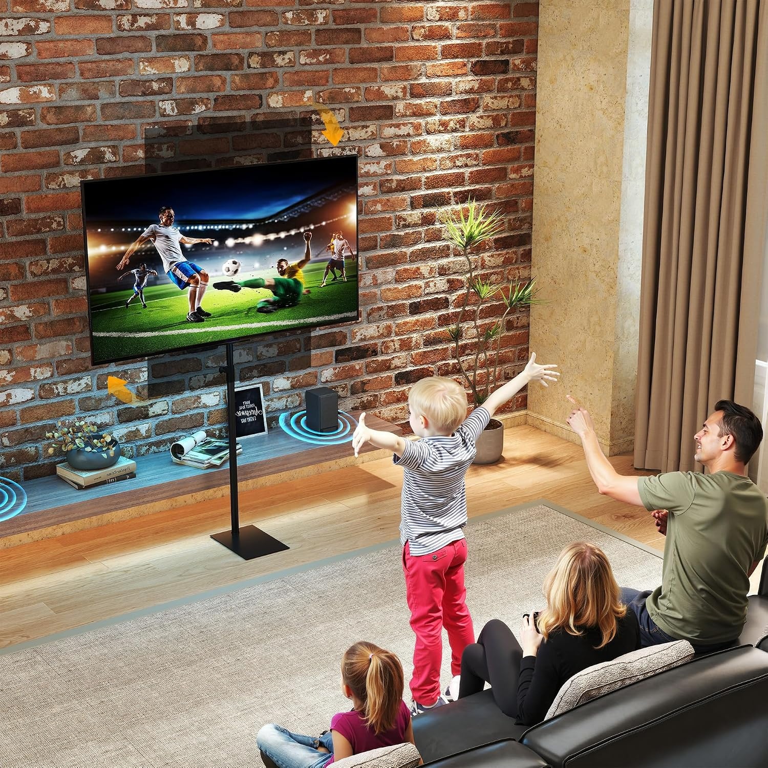 Amazon Support TV sur pied inclinable 14-43 pouces - Jusqu'à -34% de remise