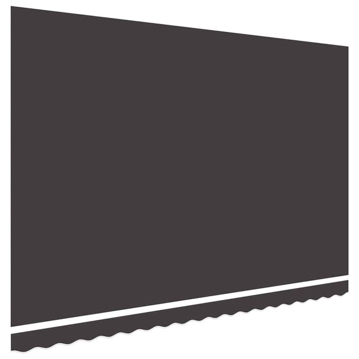 Vidaxl Toile de store banne 4 x 3,5 m Anthracite - Jusqu'à -34% sur nos retours