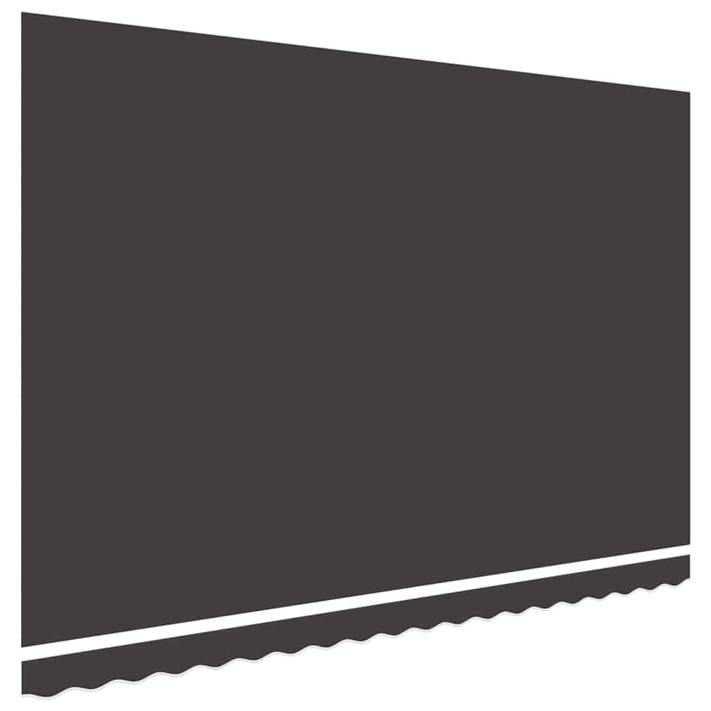 Vidaxl Toile de store banne 4 x 3,5 m Anthracite - Jusqu'à -34% sur nos retours