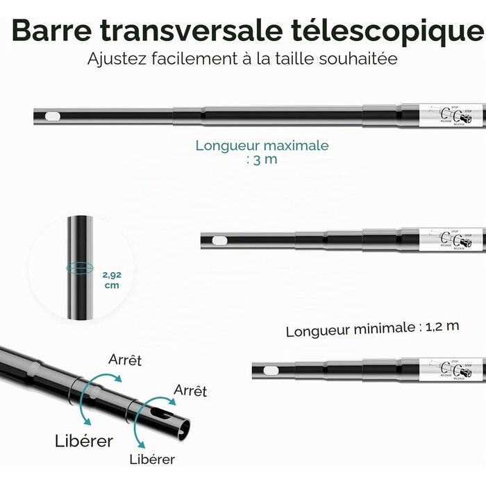 Support de fond studio 3m x 6m ajustable - Jusqu'à 35% de réduction
