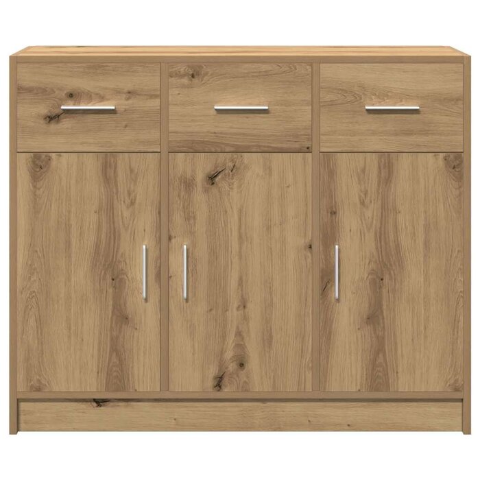 Vidaxl Buffet Chêne Artisan 91cm - Design Intemporel - Jusqu'à -35%