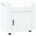 Caisson de bureau mobile 60x45x60 cm blanc brillant - Jusqu'à 33% de réduction