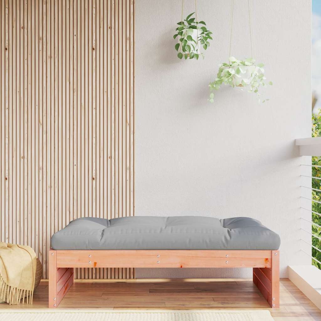 Vidaxl Repose-pieds de jardin bois massif 120x80cm - Jusqu'à 34% de remise