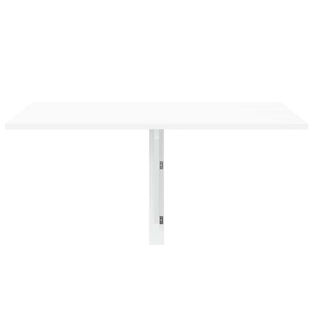 Vidaxl Table murale pliante 100x60 cm blanc - Jusqu'à -34% sur le prix d'origine
